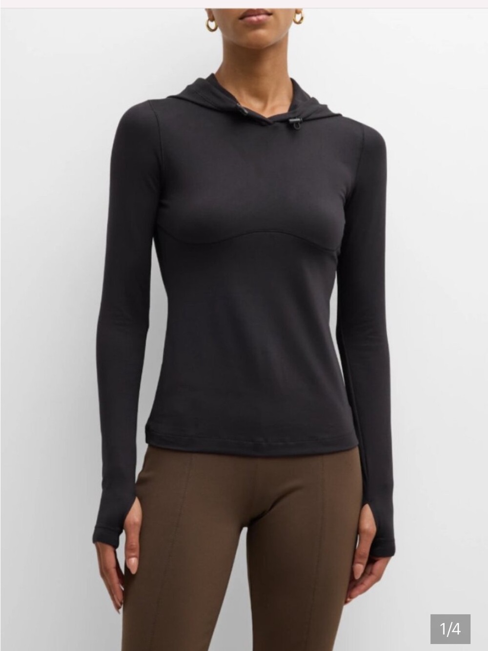 Alo - alosoft hooded runner long sleeve